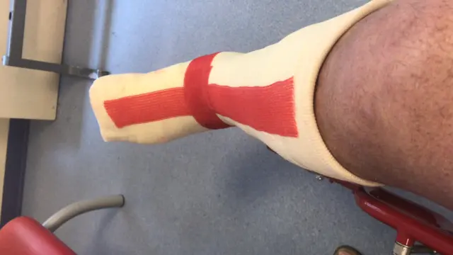 England flag plaster cast