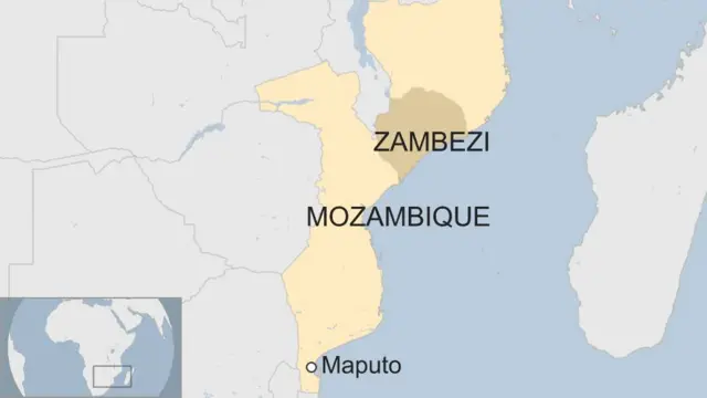 Map of Mozambique