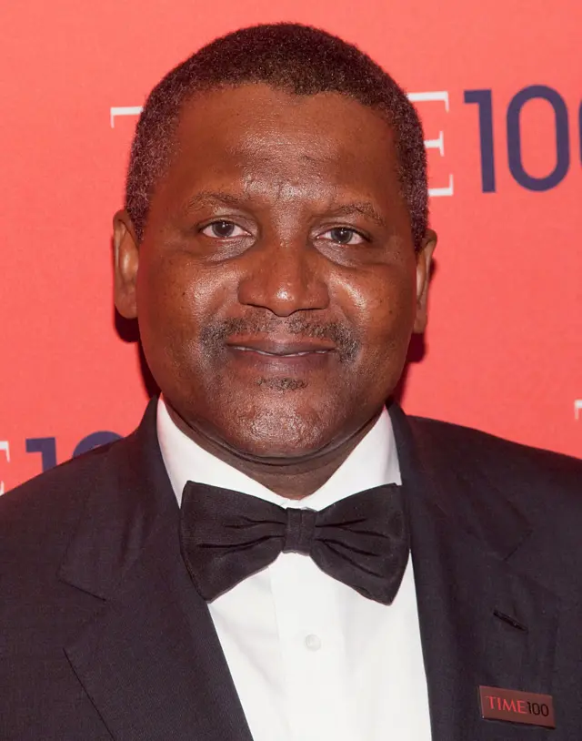 Aliko Dangote attends the 'TIME 100 Gala, TIME's 100 Most Influential People In The World' at the Frederick P Rose Hall at Lincoln Center in New York City