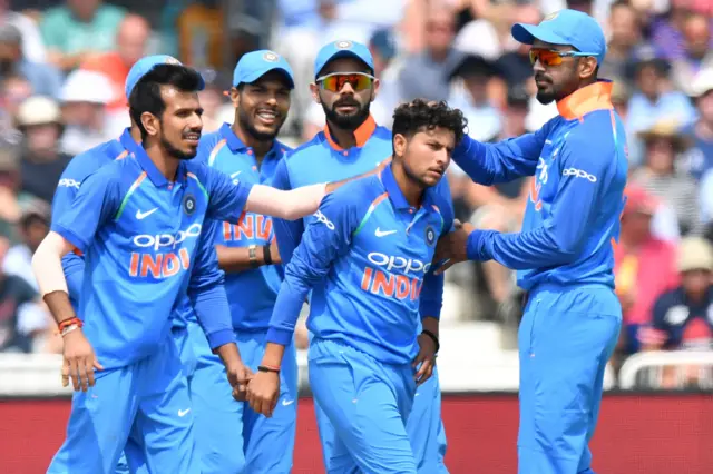 India celebrate