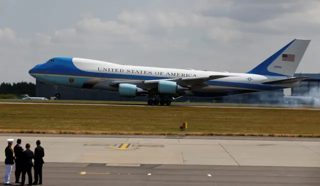 Air Force One at Stansted