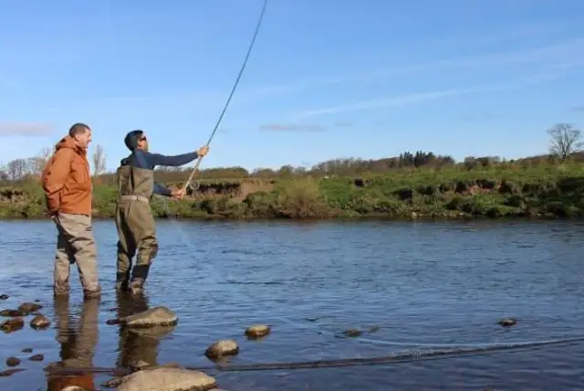 Rishi Sunak fishing