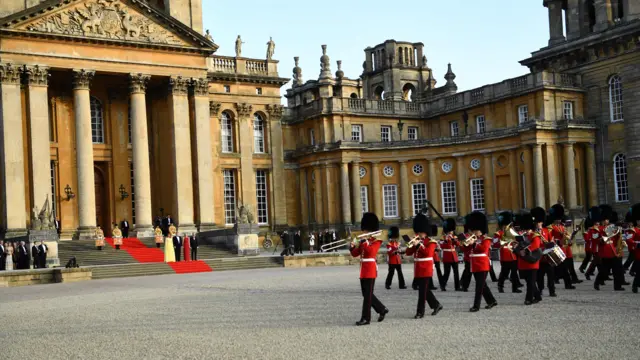 Blenheim Palace provides a stunning backdrop