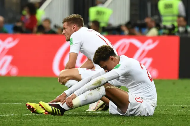 Dele Alli & Jamie Vardy react to England's defeat to Croatia