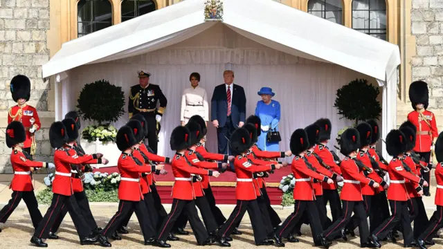 The Trumps and the Queen