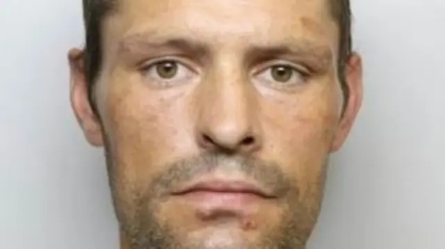 Burglary suspect Gareth Stead.