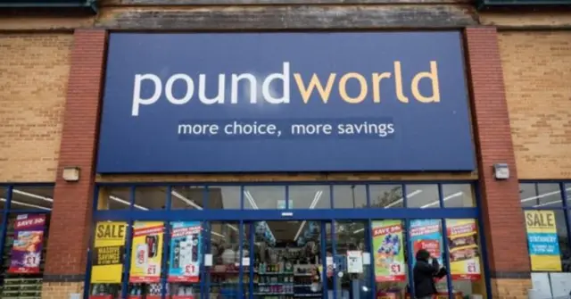 A Poundworld store front.