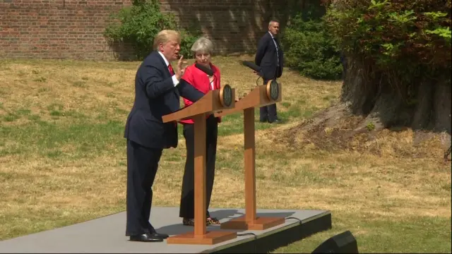 Trump and May