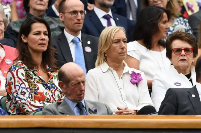 Martina Navratilova and Billie Jean King