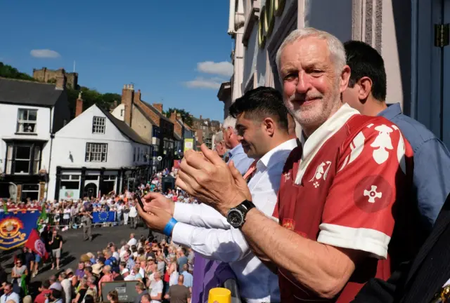 Jeremy Corbyn at Durham Miners Gala