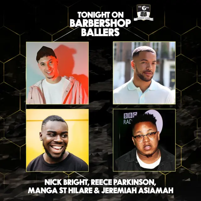 Nick Bright, Reece Parkinson, Manga St Hilare and Jeremiah Asiamah