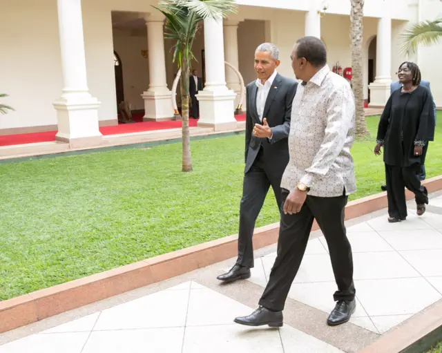 Obama and Kenyatta