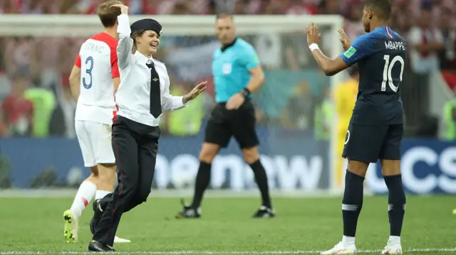 Pussy Riot protest at World Cup final
