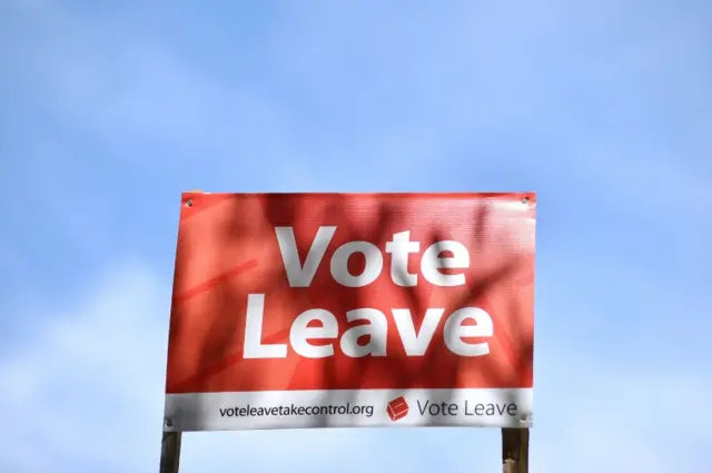 Vote Leave sign