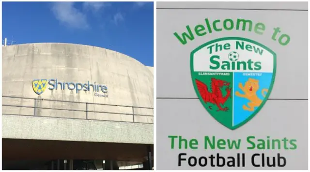 Council HQ and TNS sign