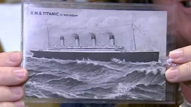 Titanic postcard