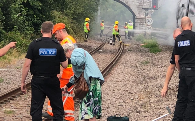 Train evacuation