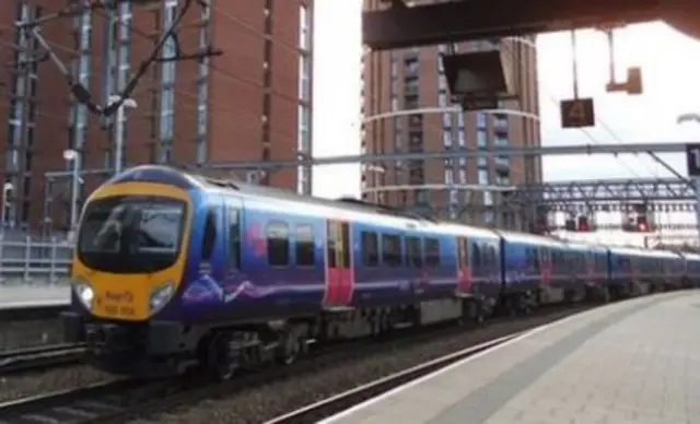 train at Manchester