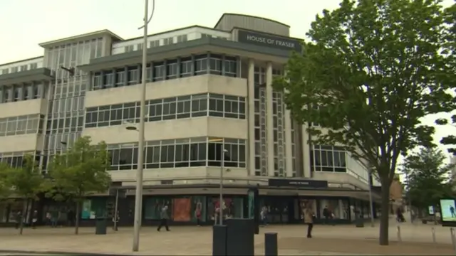 House of Fraser in Hull city centre