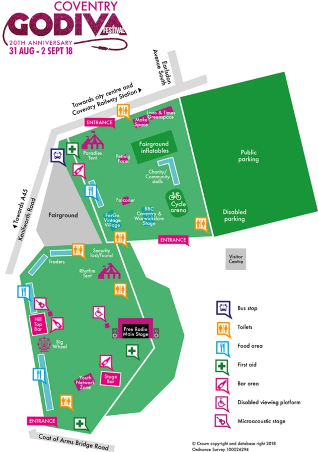 Godiva Festival site