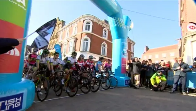 Tour de Yorkshire start in Beverley