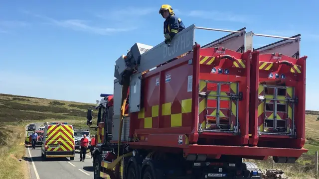 Emergency services in the moorlands