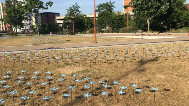 Flowers in Jubilee Square