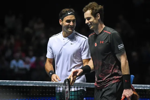 Roger Federer and Andy Murray