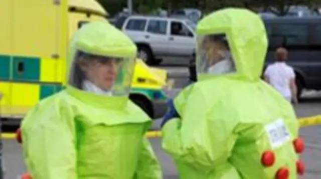 Chemical protection suit