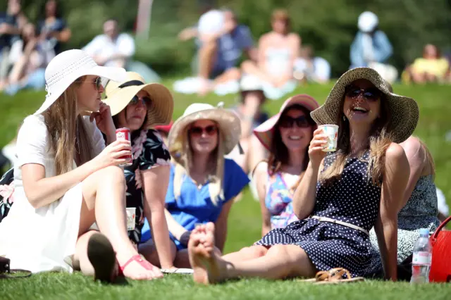 Fans at Wimbledon