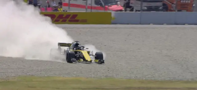 Hulkenberg off track