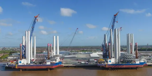 Siemens Gamesa turbine factory in Hull