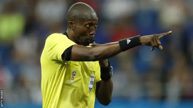 Senegalese match official Malang Diedhiou refereed three matches at the 2018 World Cup in Russia