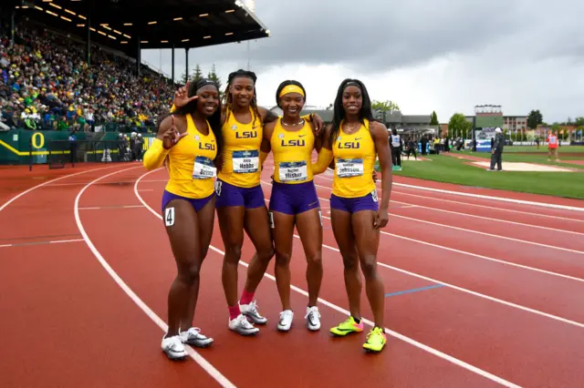 LSU 4x100m relay