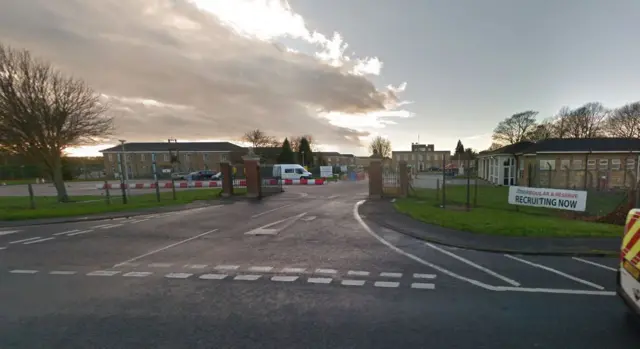 RAF Scampton gate