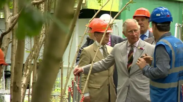 Prince Charles in Staffordshire