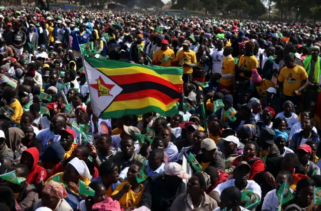 Political rally in Zimbabwe