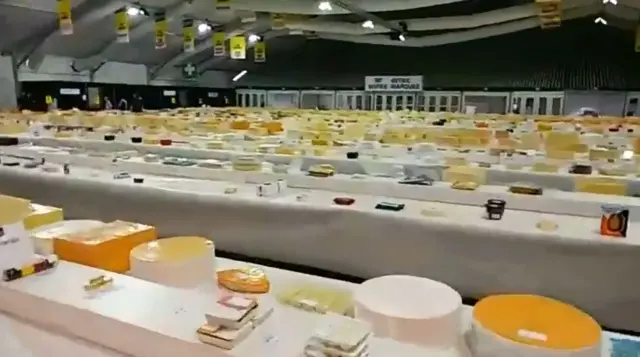 International Cheese Awards at Dorfold Park in Nantwich