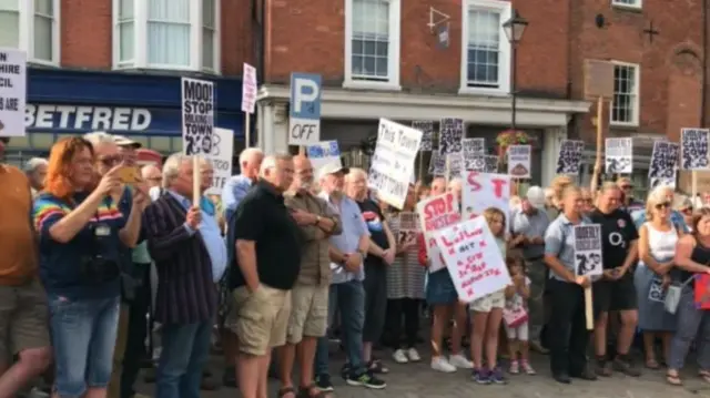 Ludlow protest