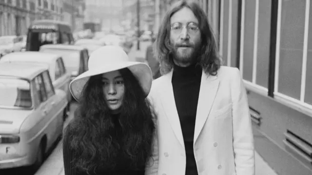 Yoko Ono and John Lennon