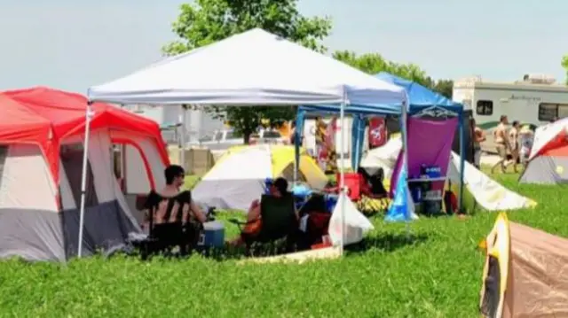 Gazebo at another festival