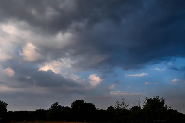 Storm clouds in Ripley