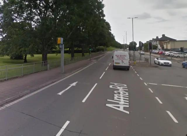 A386 Alma Road speed camera