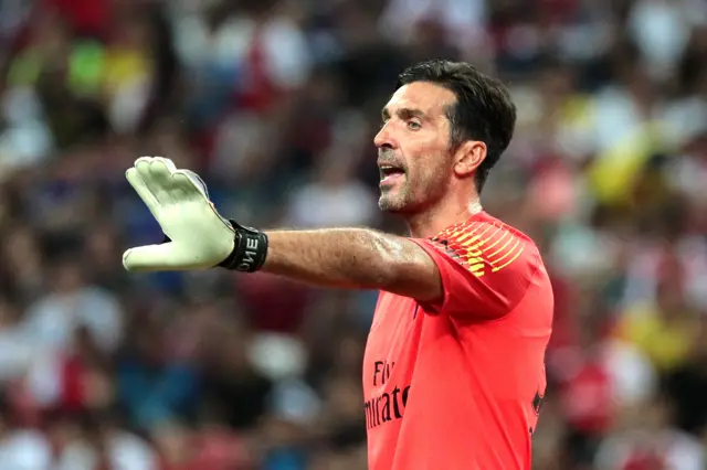 Paris St Germain's Gianluigi Buffon