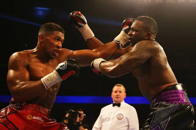 Anthony Joshua and Dillian Whyte