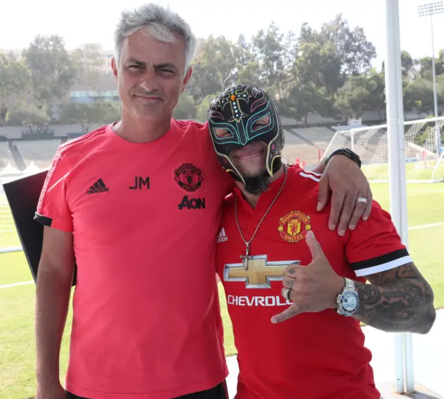 Jose Mourinho and Mysterio