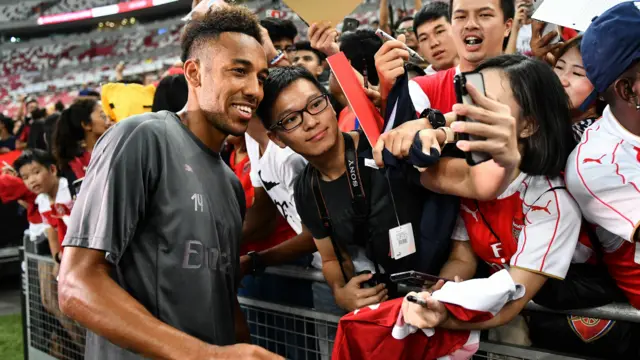 Arsenal's Pierre-Emerick Aubameyang