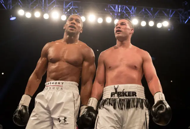 Anthony Joshua and Joseph Parker