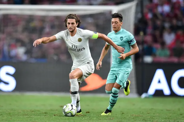 Paris St Germain's Adrien Rabiot