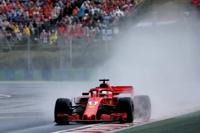 Vettel rain